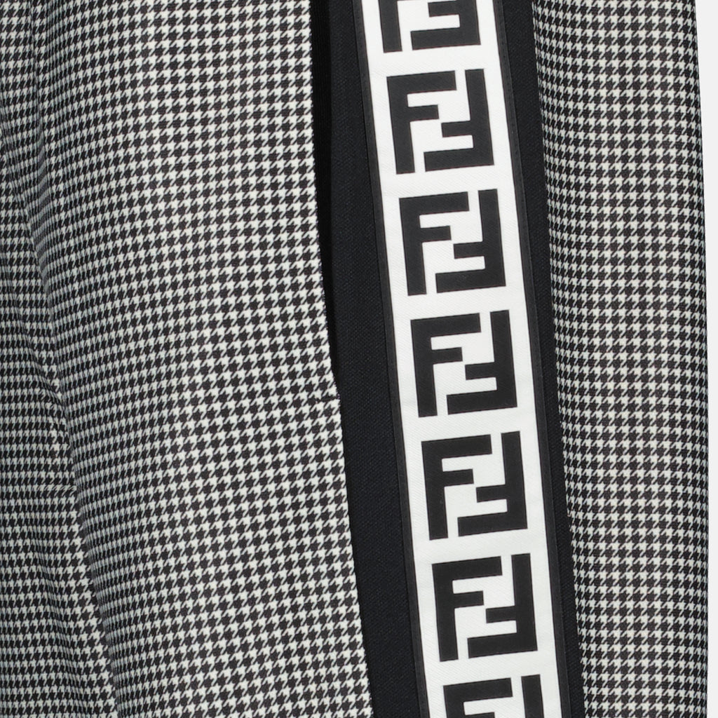 Pants Houndstooth pants Fendi Gray Man