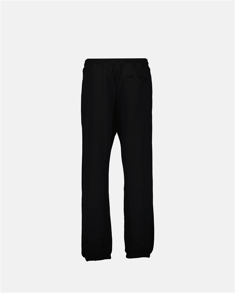Pantalones Pantalon à logo Moschino Negro Homme