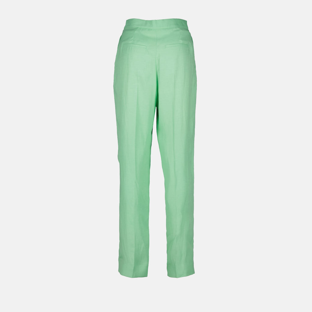 Hosen Hochfigürter Hosen Stella McCartney Grün Femme