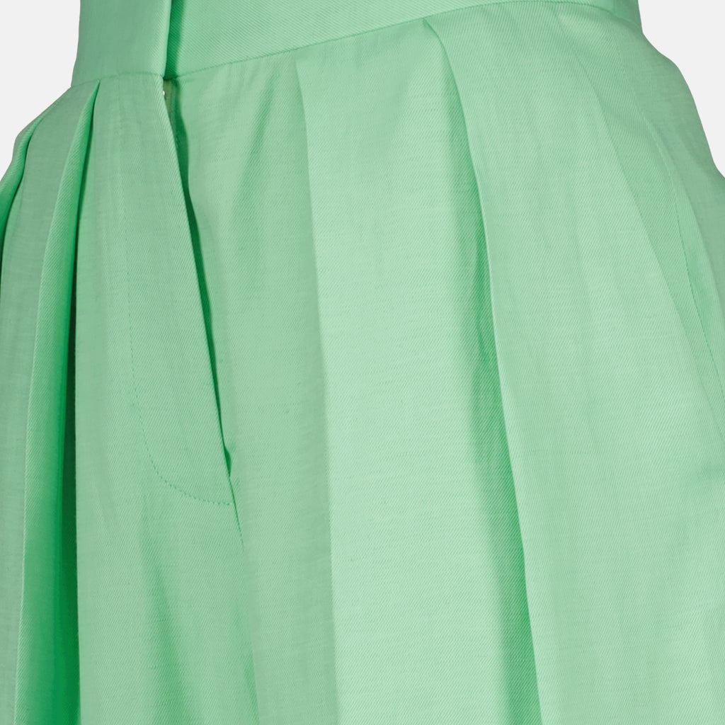 Hosen Hochfigürter Hosen Stella McCartney Grün Femme