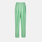 Hosen Hochfigürter Hosen Stella McCartney Grün Femme