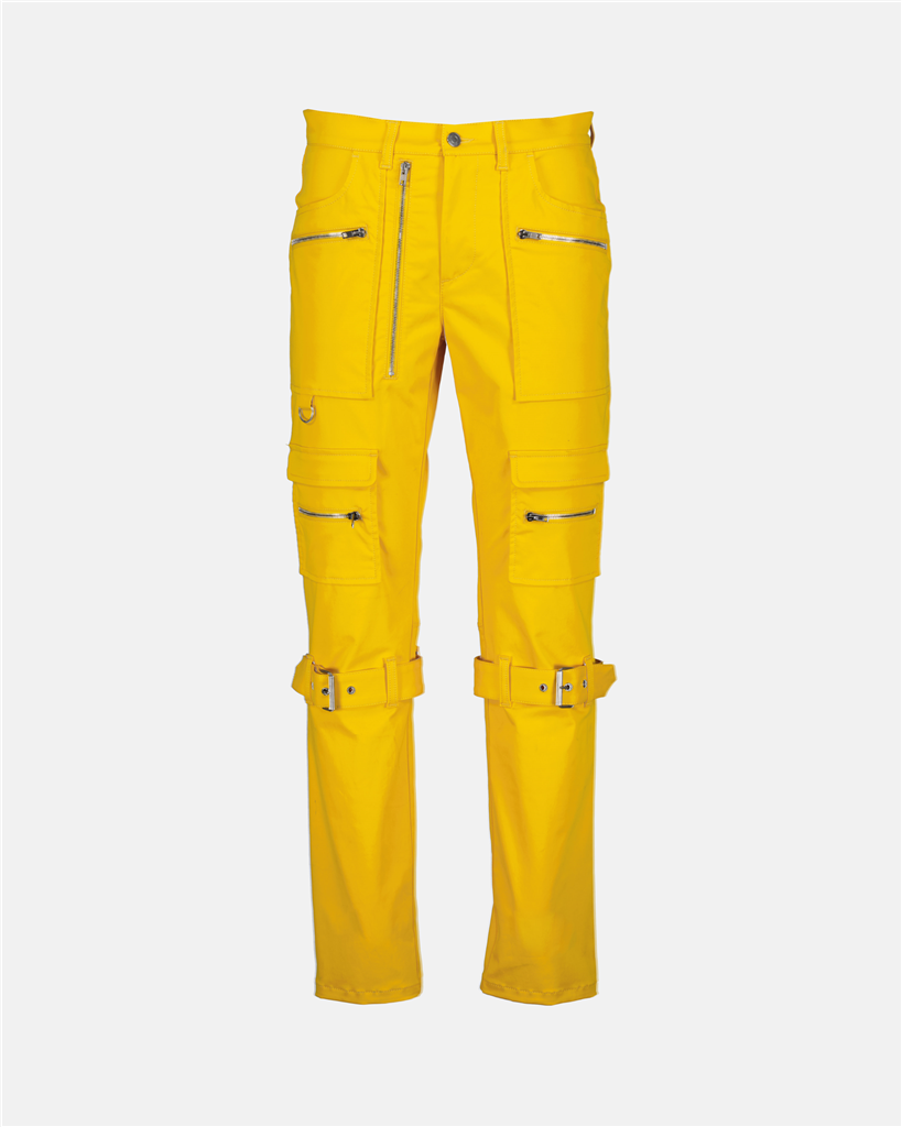 Pantalones Pantalon à poches Moschino Amarillo Homme