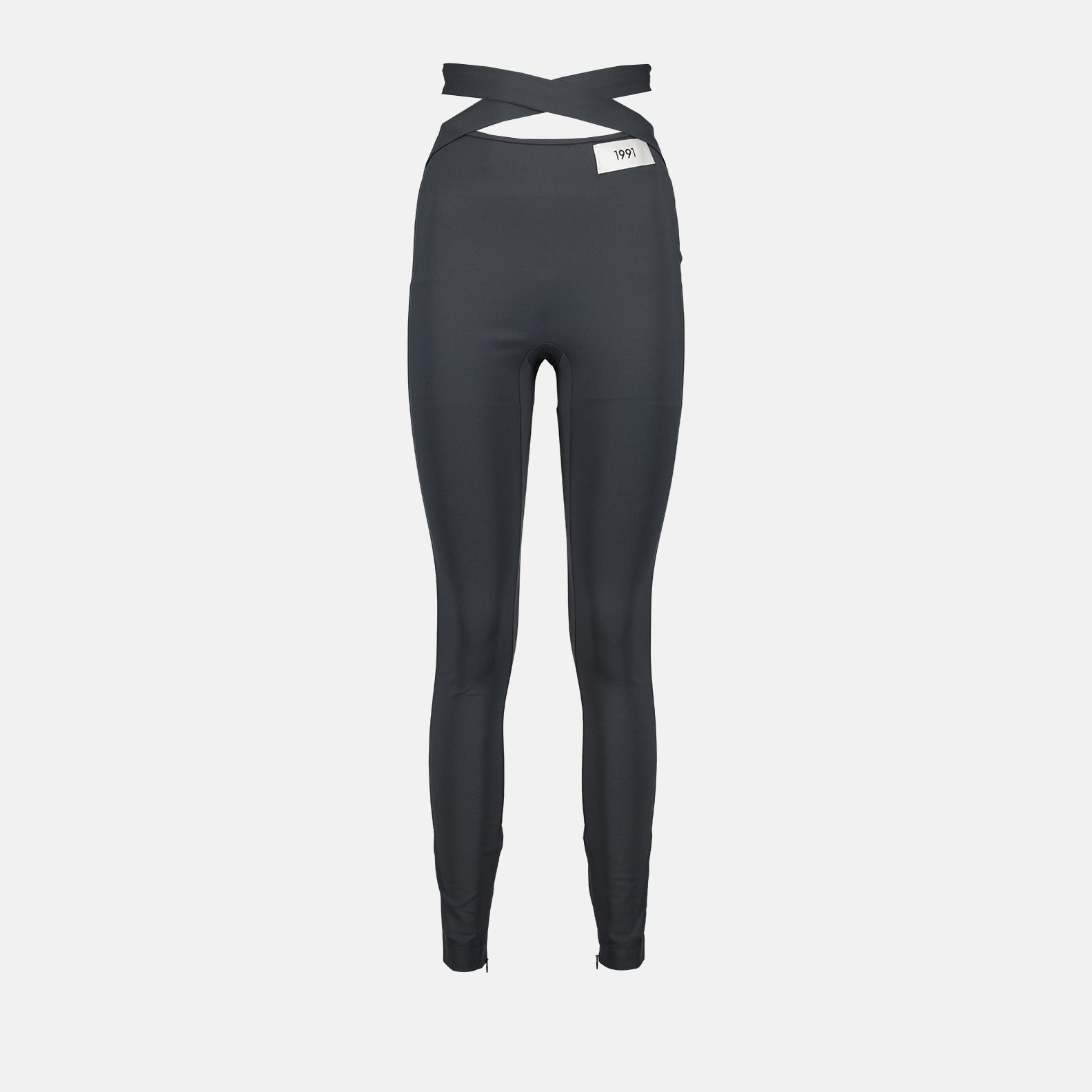 Pantalones Pantalon avec fine ceinture Dolce & Gabbana Gris Femme