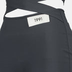 Pantalons Pantalon avec fine ceinture Dolce & Gabbana Gris Femme