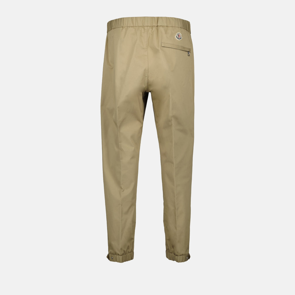 팬츠 Pantalon en gabardine Moncler 베이지 Homme