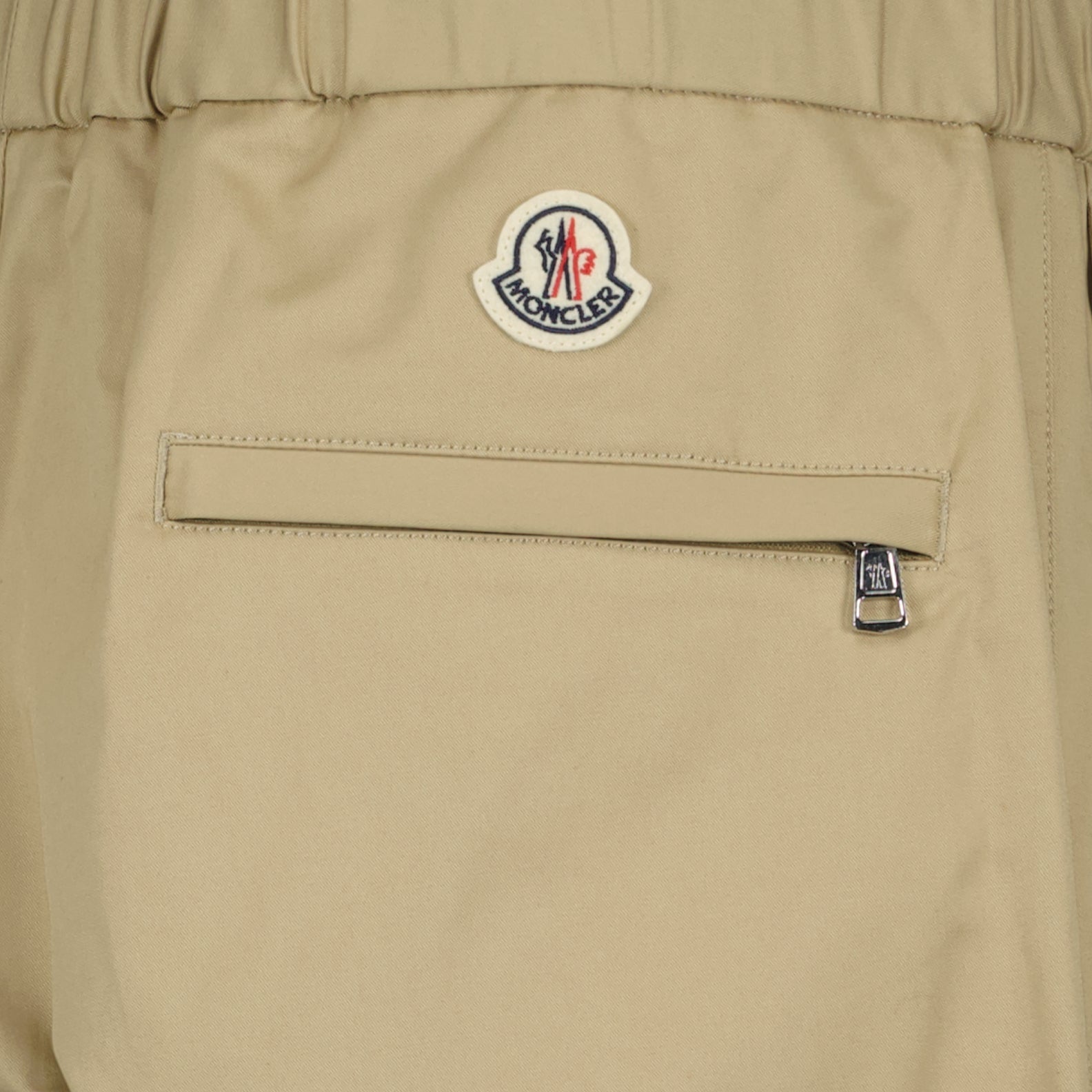 Pantalones Pantalon en gabardine Moncler Beige Homme