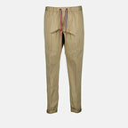 팬츠 Pantalon en gabardine Moncler 베이지 Homme