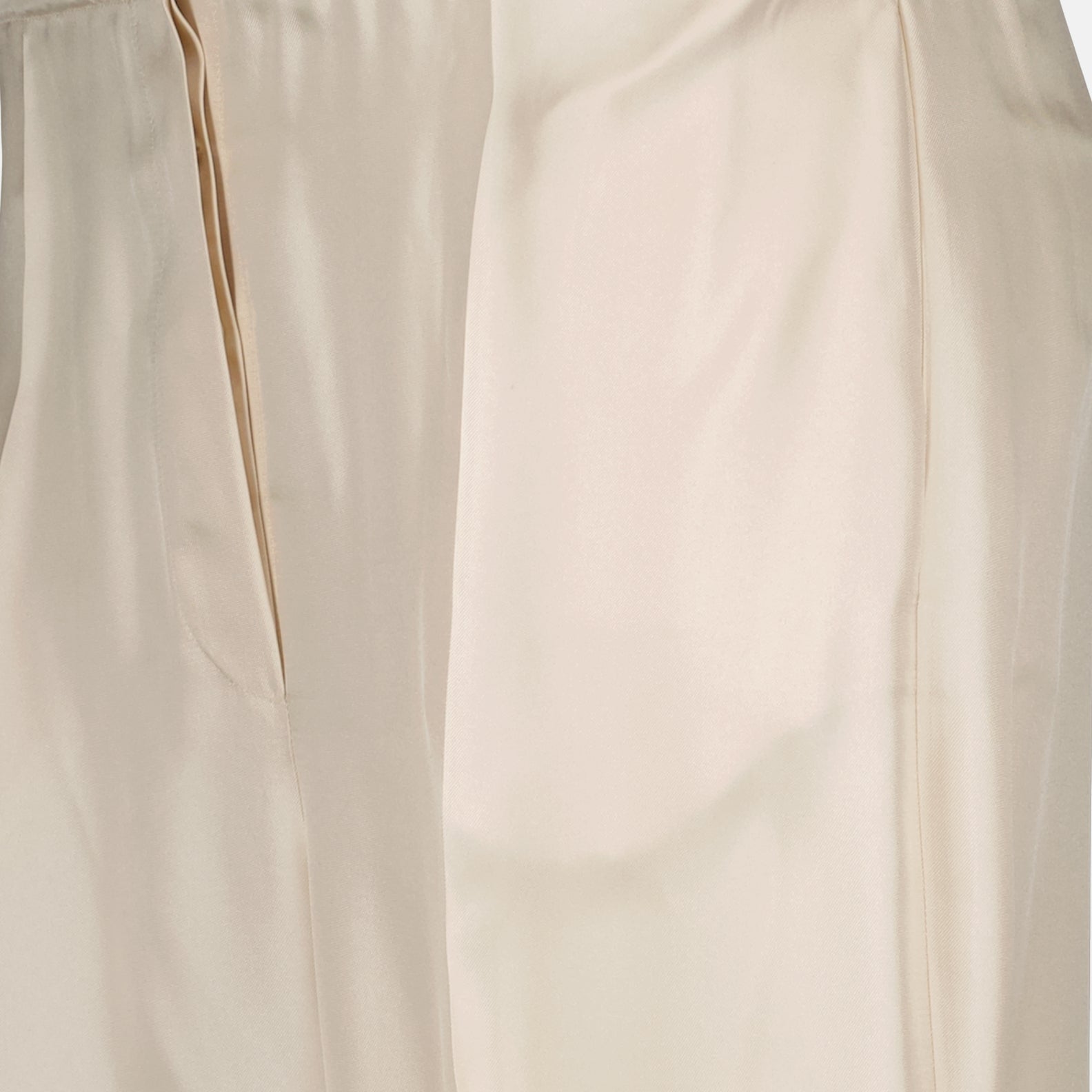 Pants Silk pants Prada Beige Women