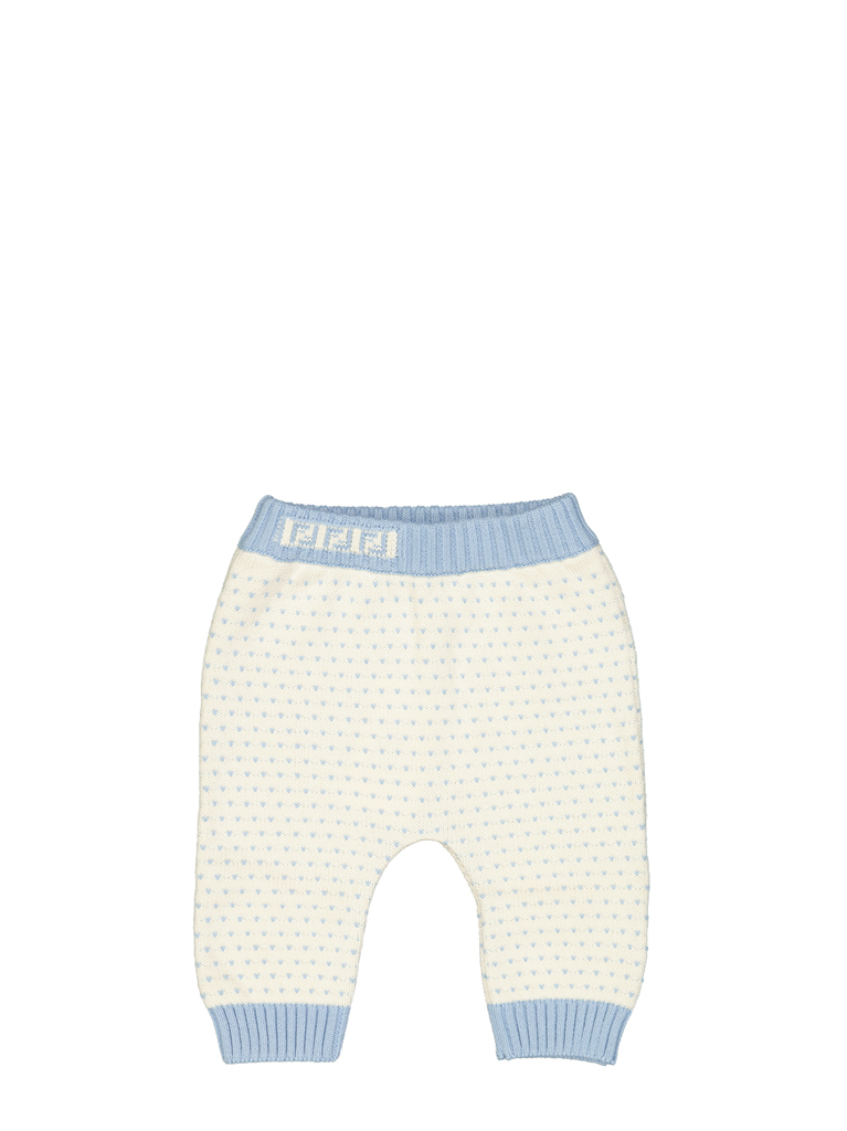 衣類 刺繍入りパンツ Fendi 青 子供たち