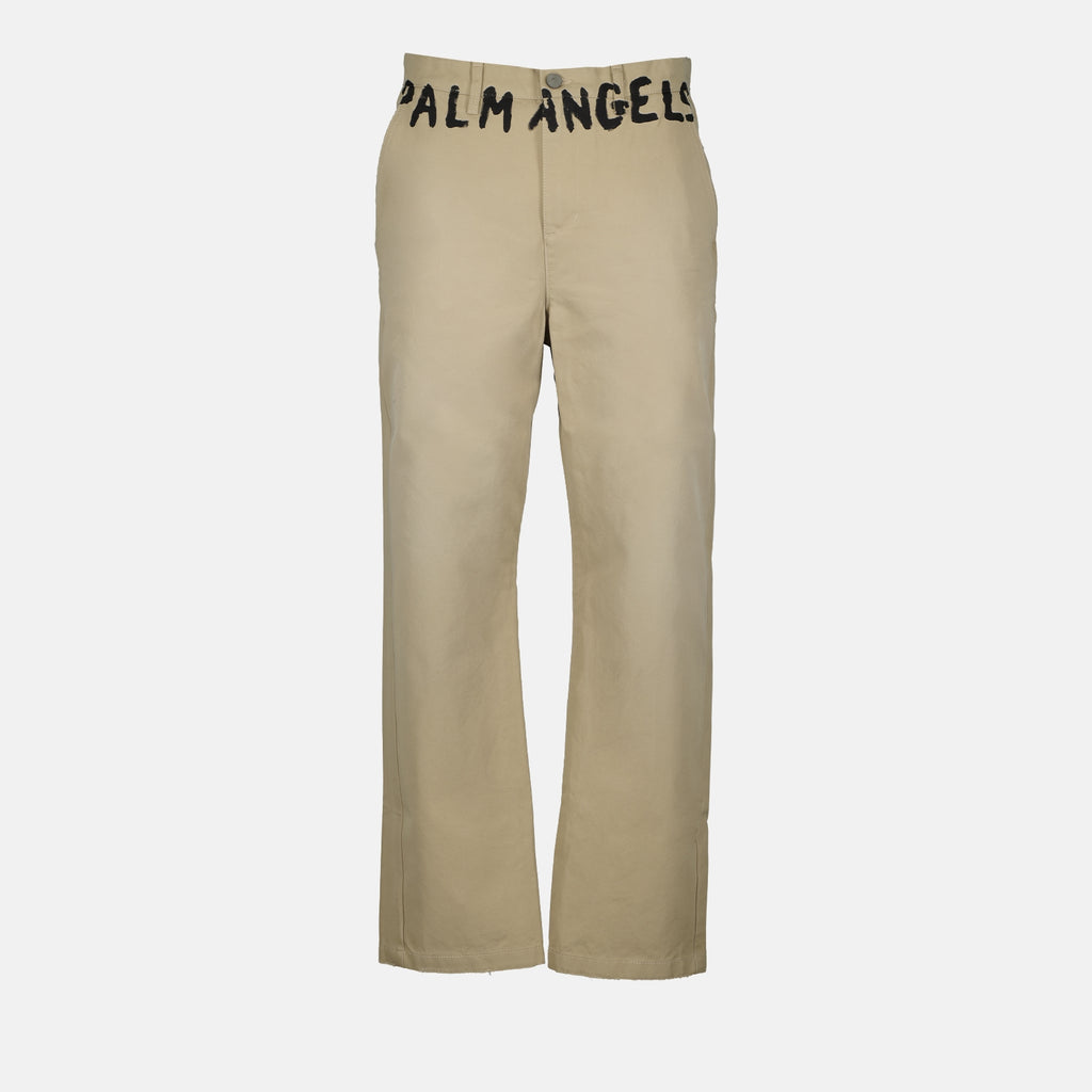 팬츠 Pantalon chino Palm Angels 베이지 Homme