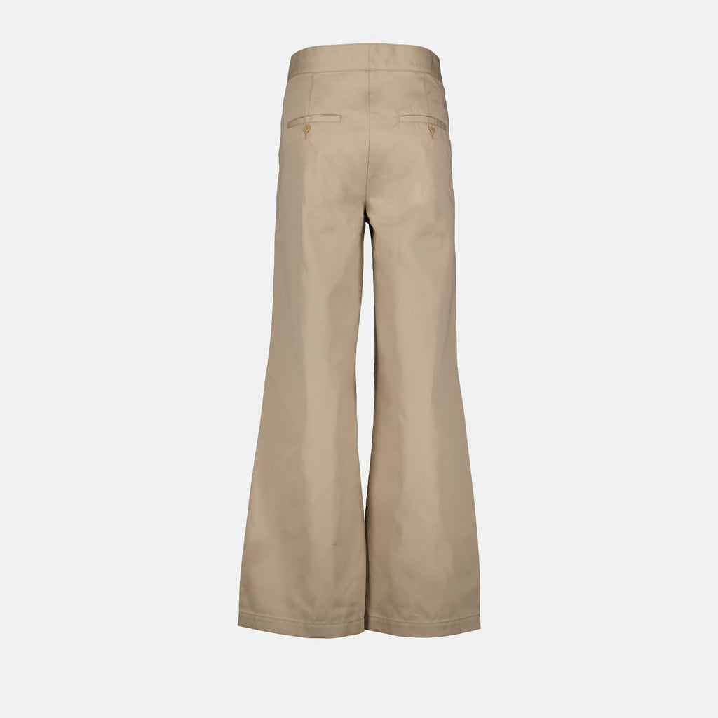 Calças Calças Chino Palm Angels Bege Femme