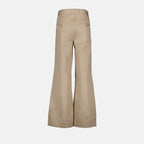 Calças Calças Chino Palm Angels Bege Femme