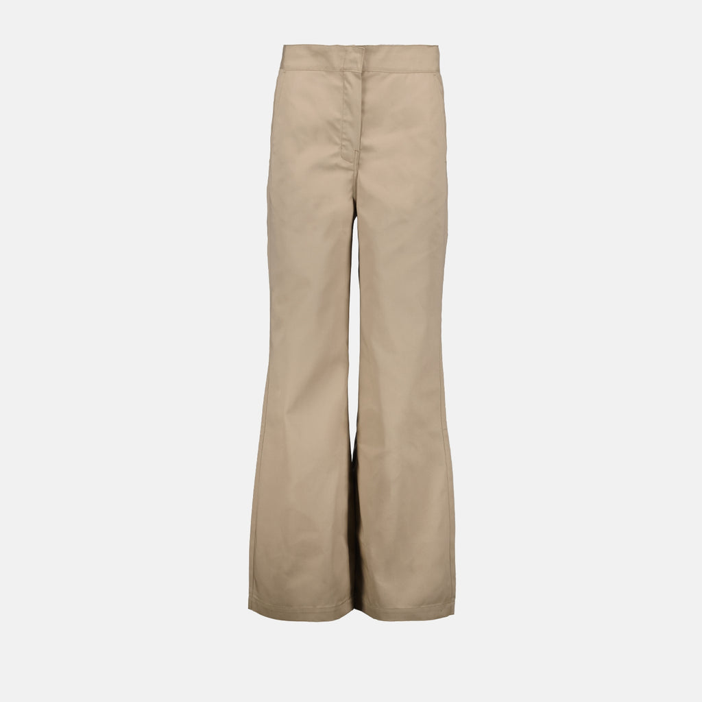 Calças Calças Chino Palm Angels Bege Femme