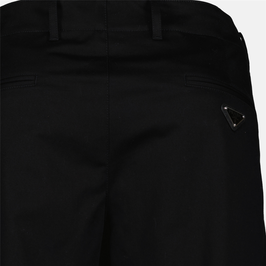 Pantalones Pantalon chino Prada Negro Homme