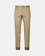 Pantalones Pantalon chino Greca Versace Beige Homme