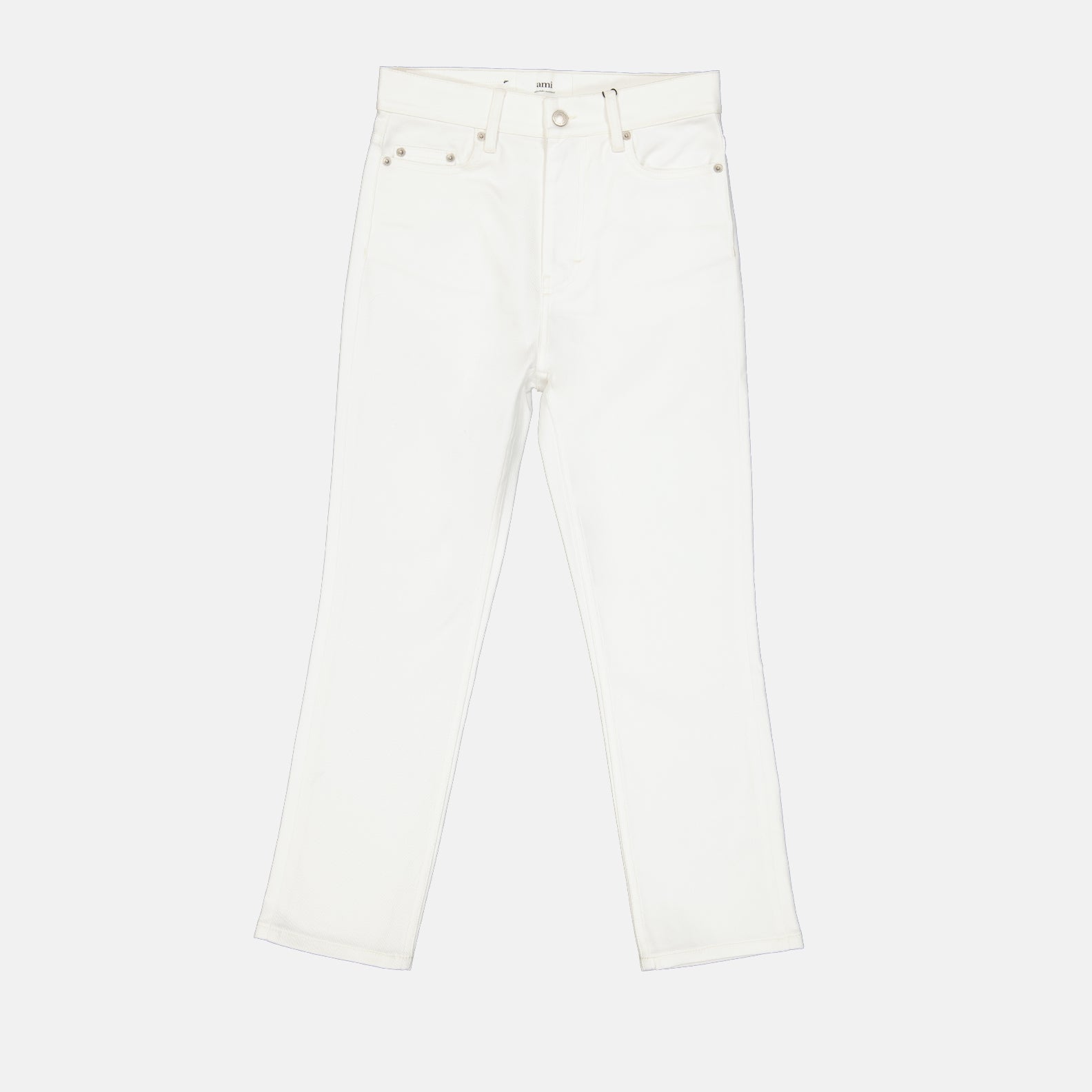 Pantalones Pantalon cropped Ami PARIS Blanco Femme