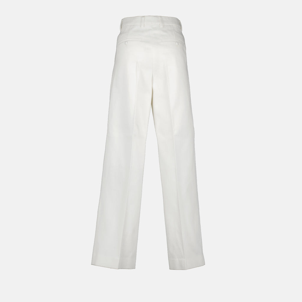 팬츠 Pantalon droit Ami PARIS 하얀색 Femme