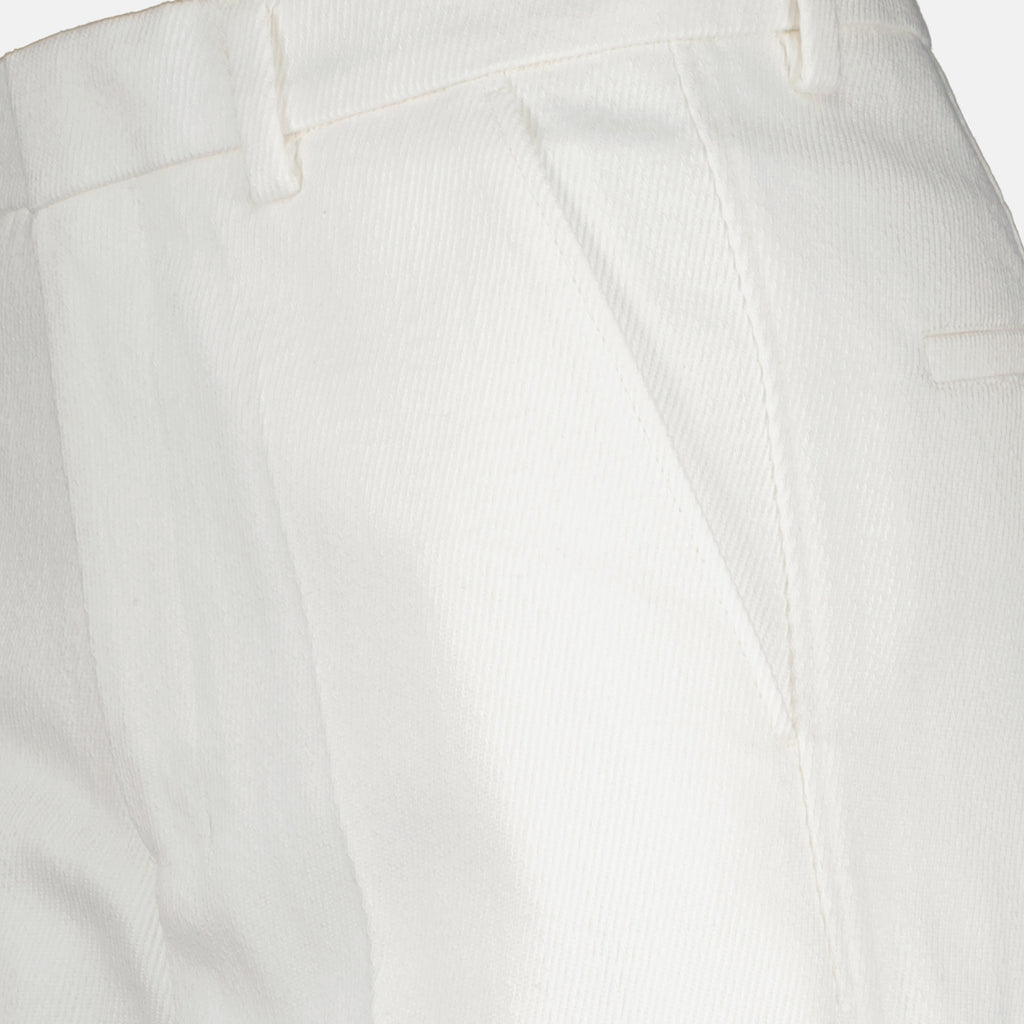팬츠 Pantalon droit Ami PARIS 하얀색 Femme