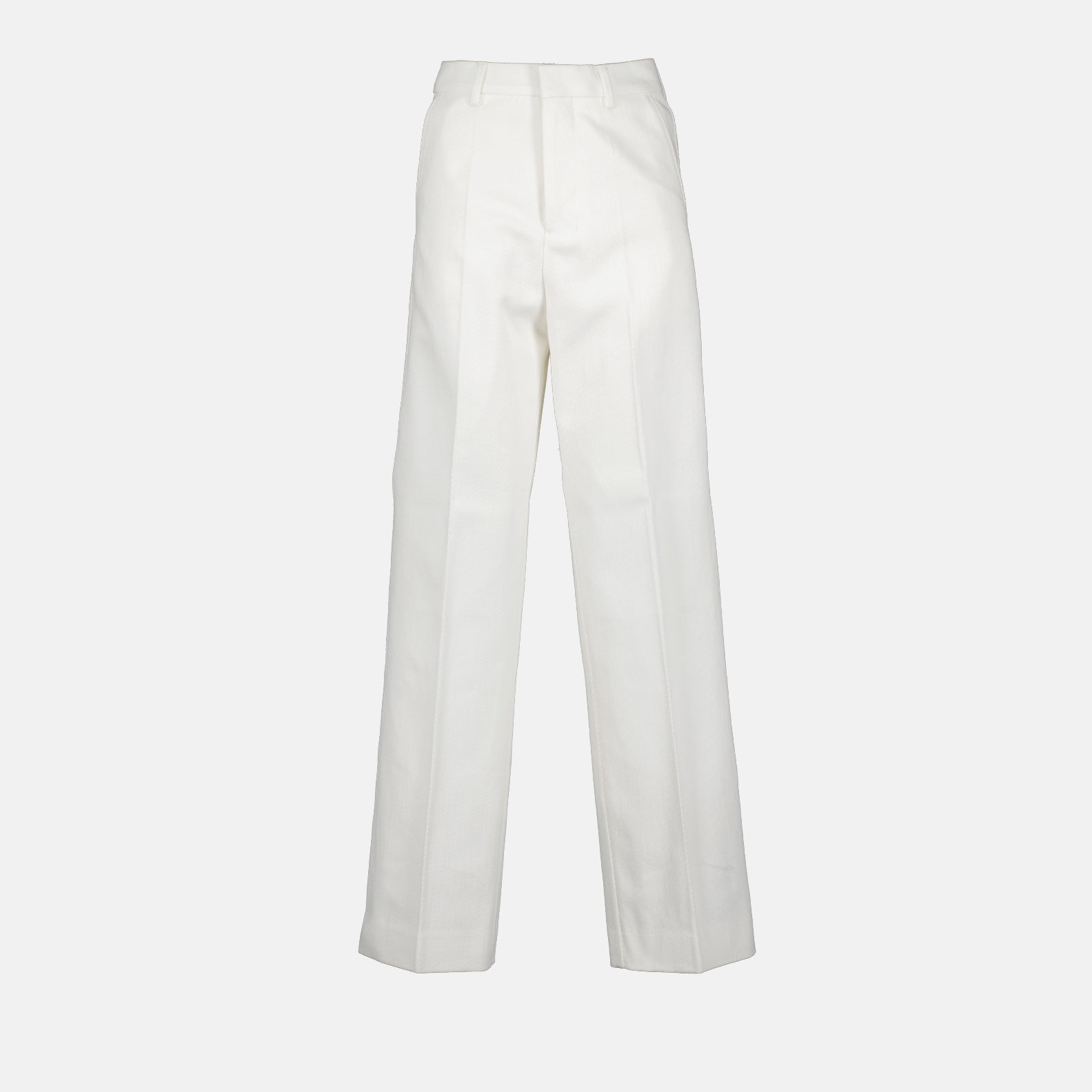 Pantalones Pantalon droit Ami PARIS Blanco Femme