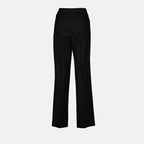 팬츠 울 스트레이트 팬츠 MSGM 검은색 Femme