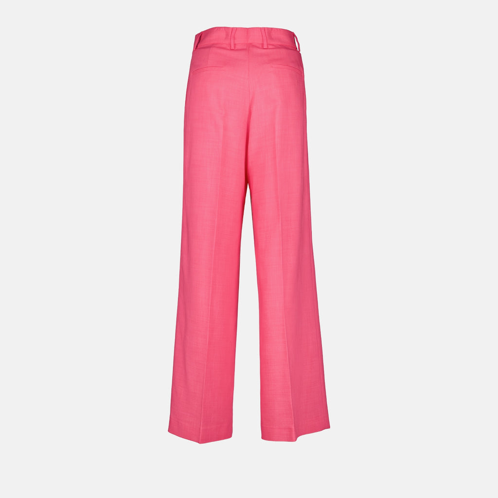 Pantalones Pantalon droit en viscose MSGM Rosa Femme