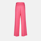 Pantalones Pantalon droit en viscose MSGM Rosa Femme