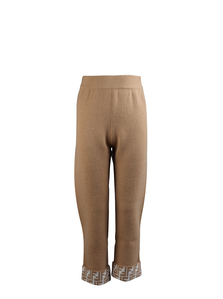 Vestuário FF Calças de Jogging Fendi Marrom Crianças