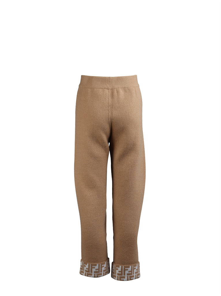 Vestuário FF Calças de Jogging Fendi Marrom Crianças