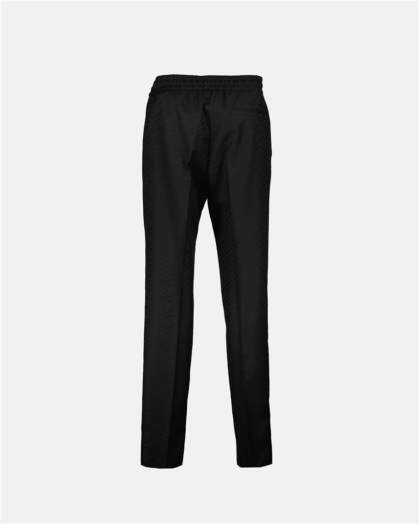 Pantalones Pantalon droit Versace Negro Femme