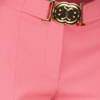 Pantalones Pantalones Rectos Moschino Rosa Femme