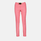 Pantalones Pantalones Rectos Moschino Rosa Femme