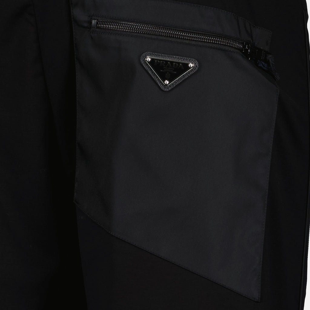 パンツ コットンパンツ Prada 黒 男