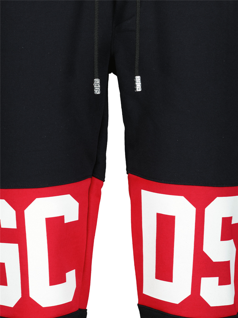 Pantalons Jogging à logo GCDS Noir Homme
