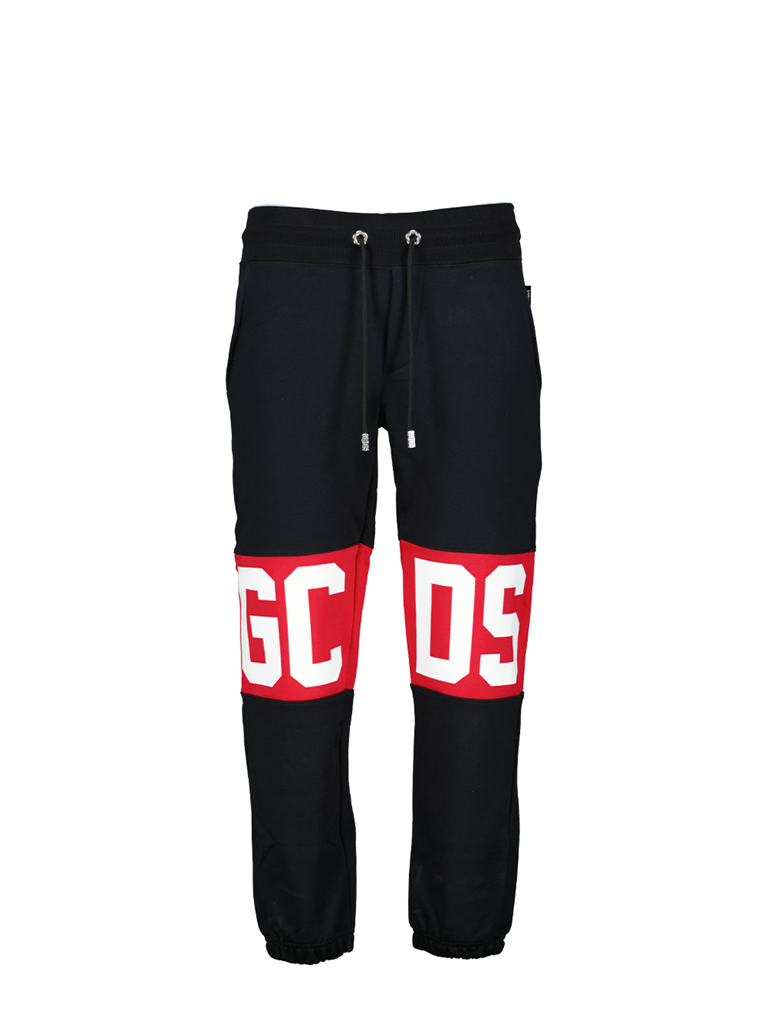 Pantalons Jogging à logo GCDS Noir Homme