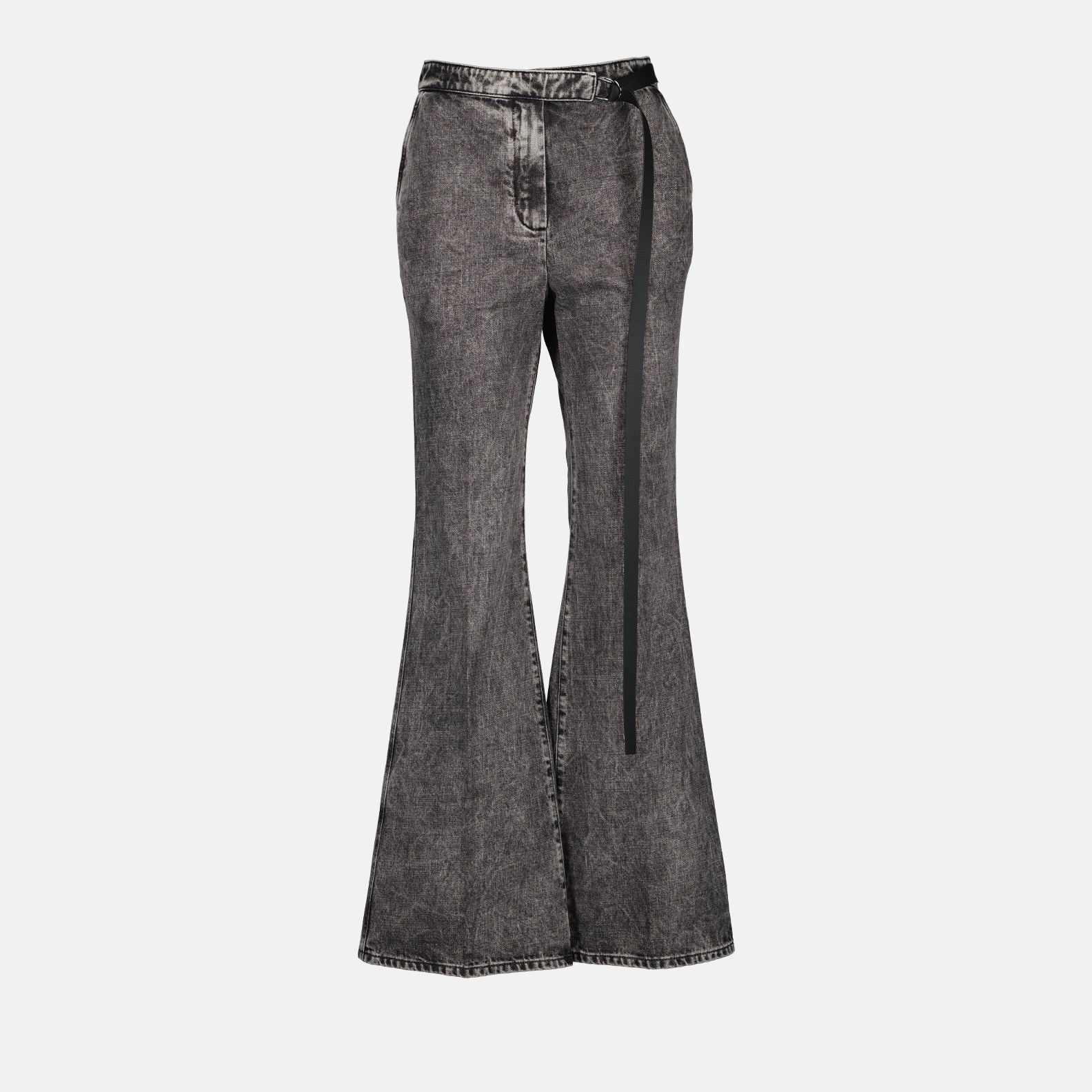Pantalones Pantalon en denim Fendi Gris Femme