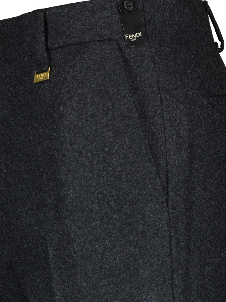 팬츠 Pantalon en laine Fendi 검은색 Homme