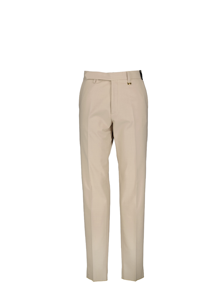 Pants Wool pants Fendi Beige Man
