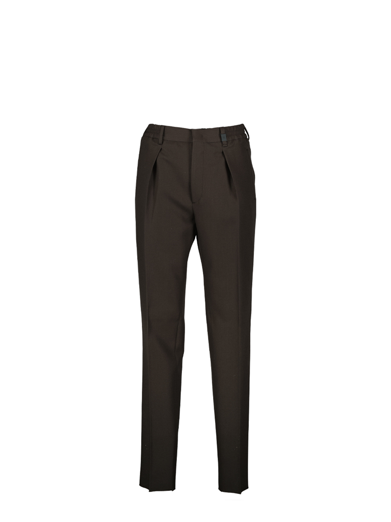 Pantalones Pantalon en laine Fendi Marrón Homme