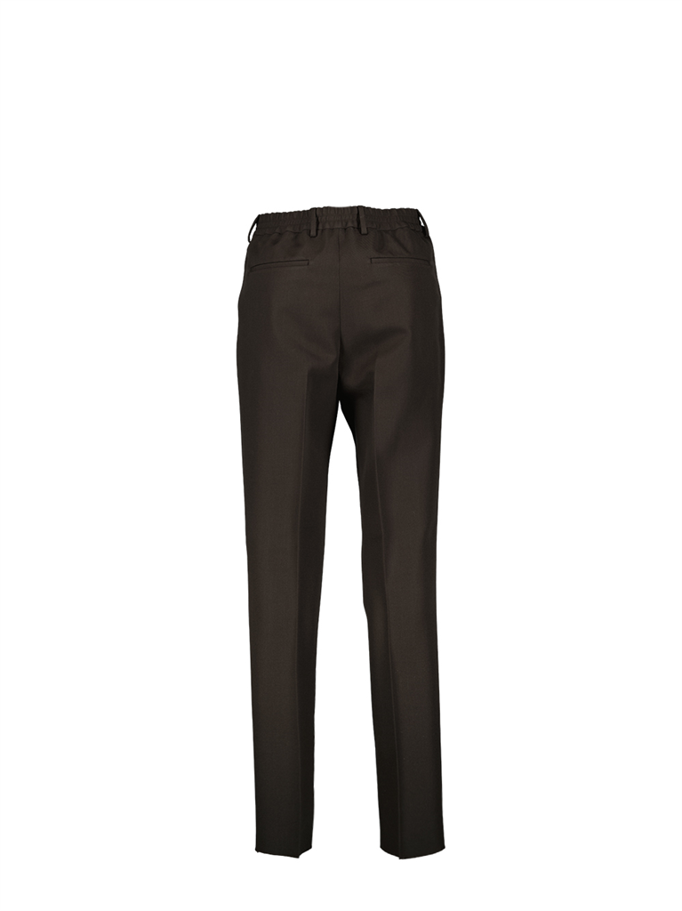 Pants Wool pants Fendi Brown Man