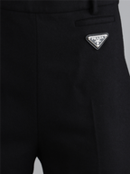 Pants Wool pants Prada Black Women