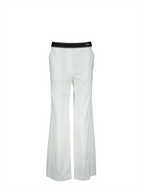 Pants Poplin pants Prada White Women