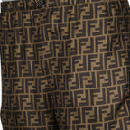 Pants Twill pants Fendi Brown Women