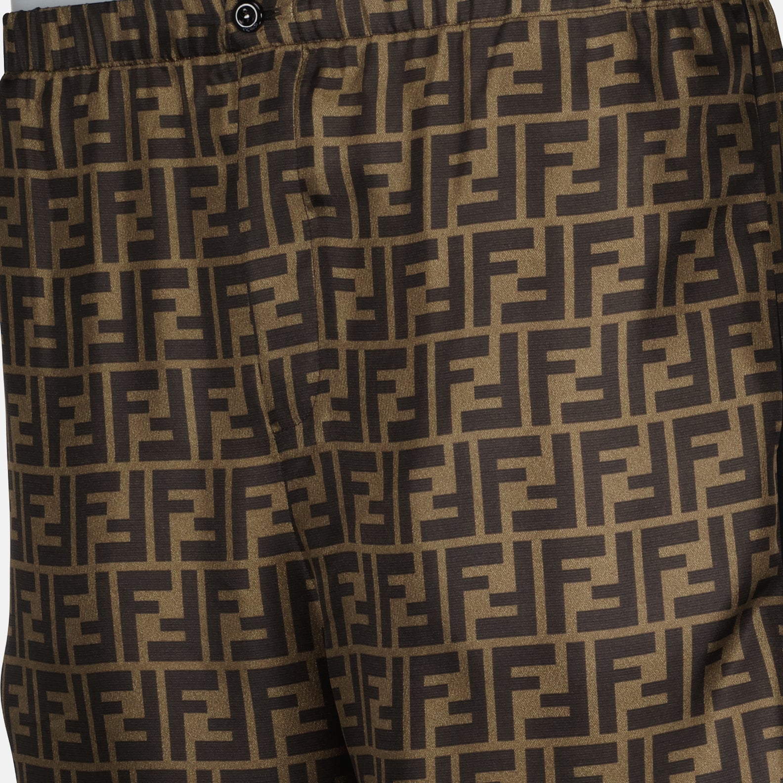 Pants Twill pants Fendi Brown Women