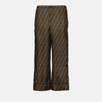 Pants Twill pants Fendi Brown Women