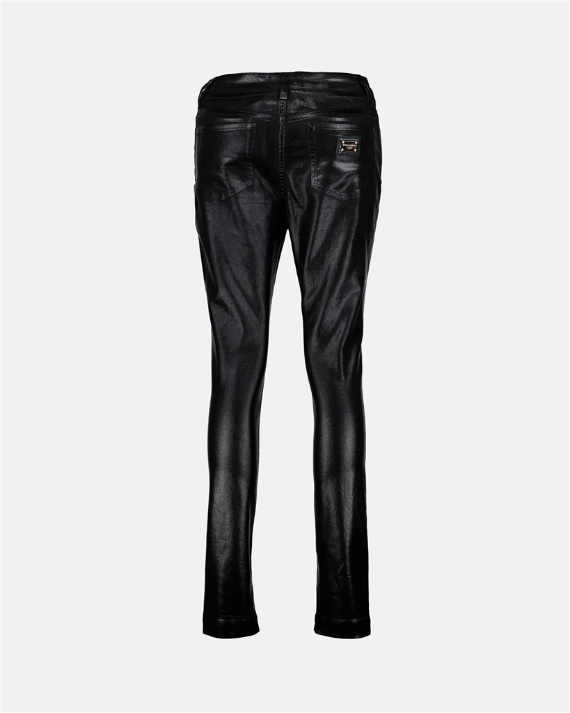 Pants Faux leather pants Dolce & Gabbana Black Women