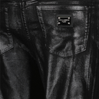 팬츠 Pantalon en simili cuir Dolce & Gabbana 검은색 Femme