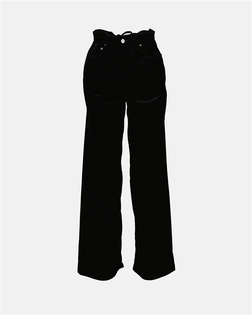 Pants Velvet pants Miu Miu Black Women