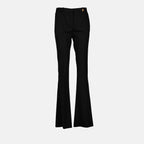 Pants Flared pants Versace Black Women
