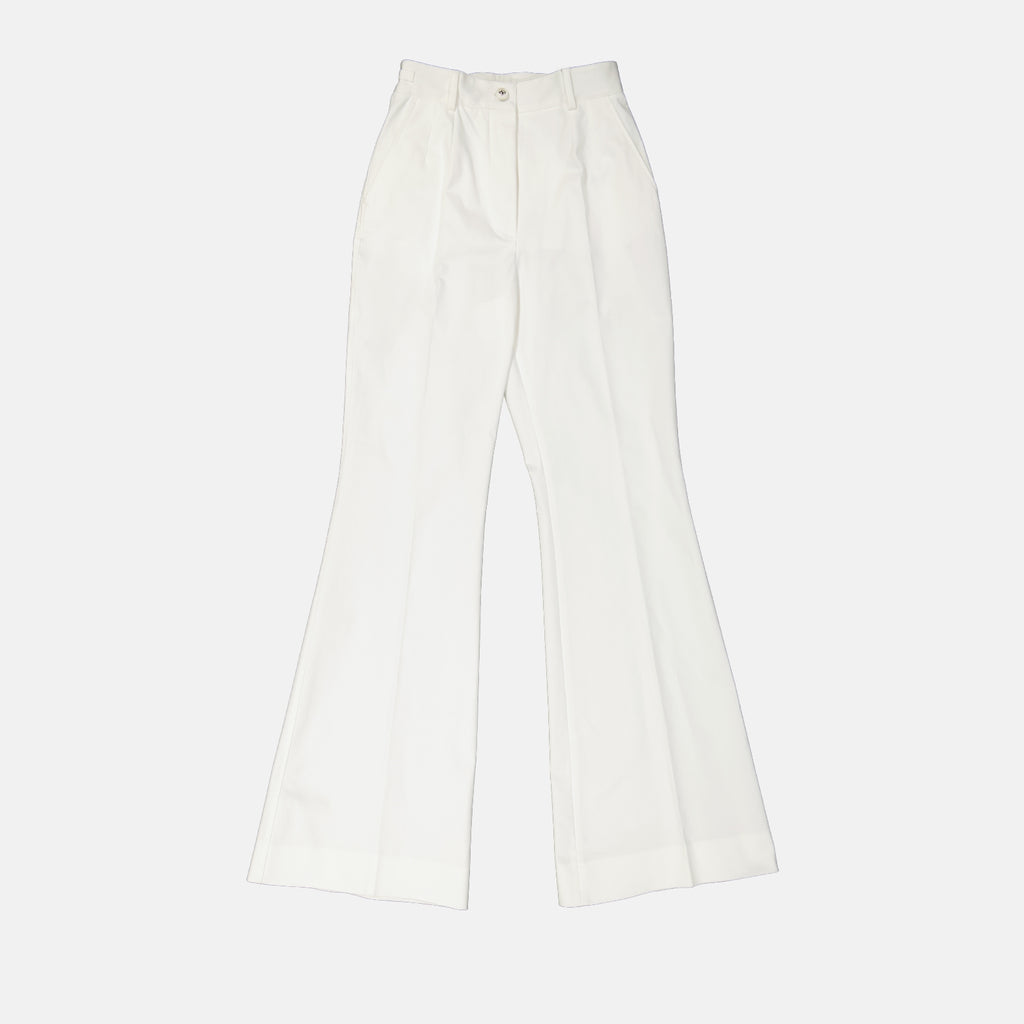 Calças Pantalon flare Dolce & Gabbana Branco Femme