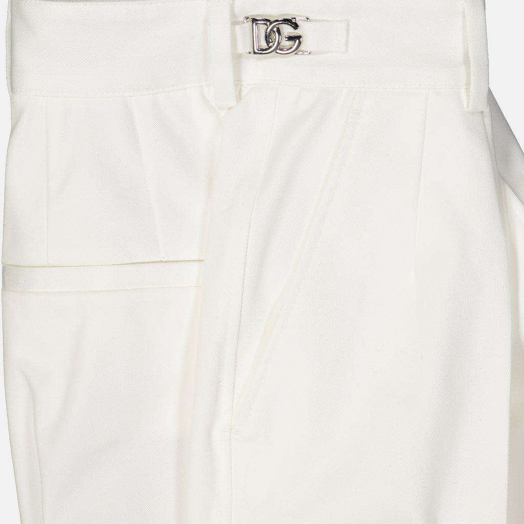 Calças Pantalon flare Dolce & Gabbana Branco Femme